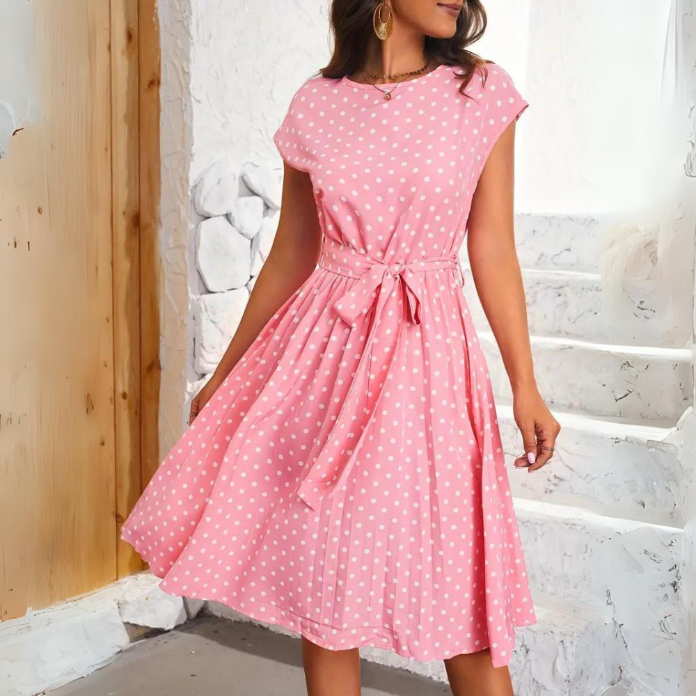 GR | Elegant polka dot dress