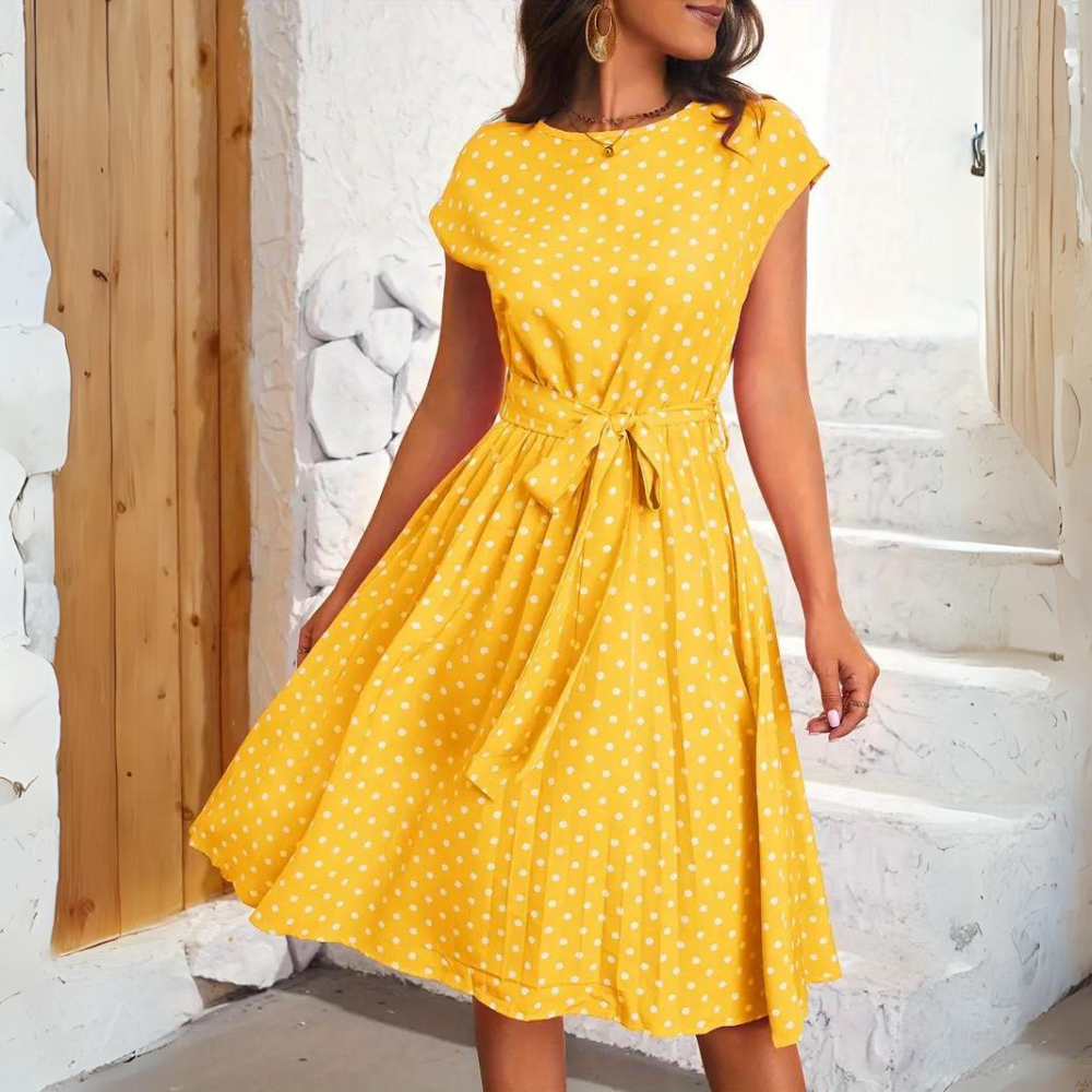 GR | Elegant polka dot dress