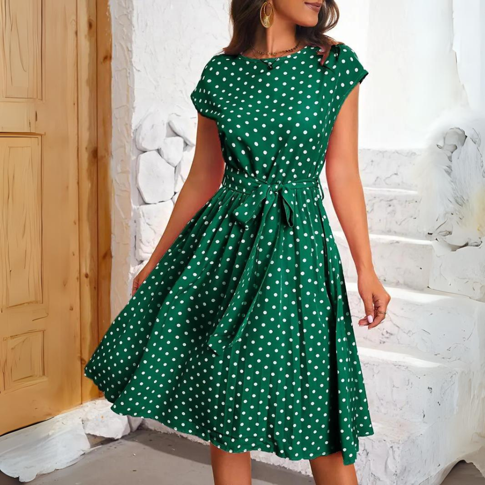 GR | Elegant polka dot dress
