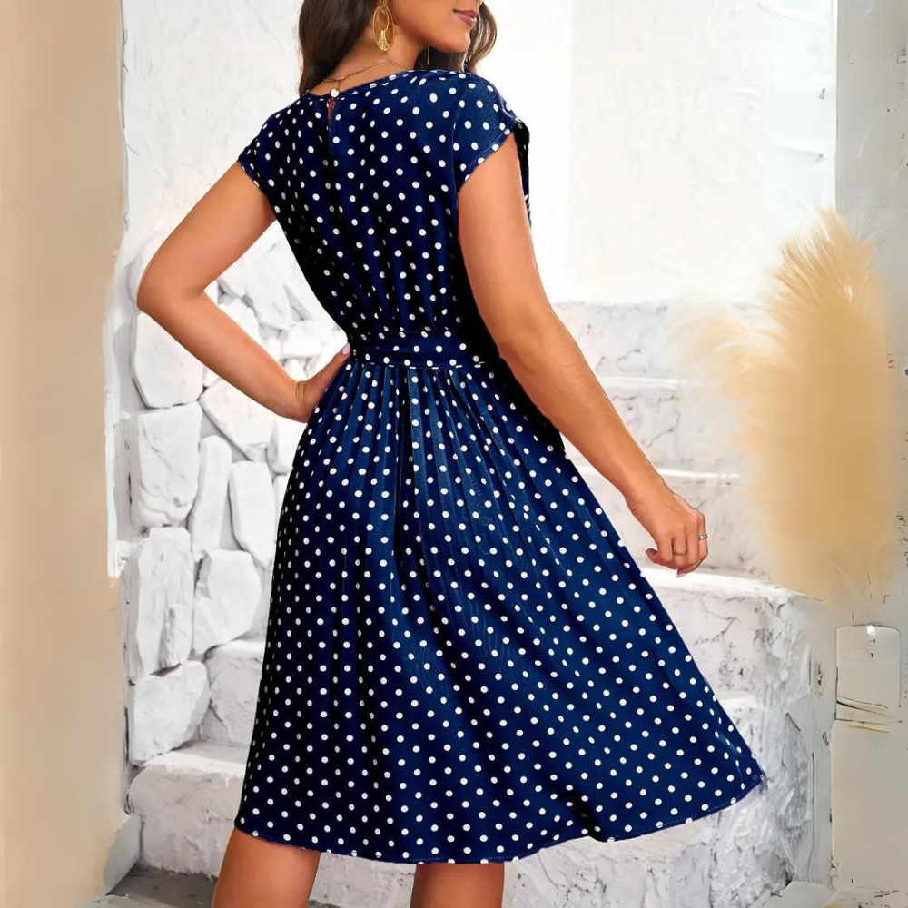 GR | Elegant polka dot dress