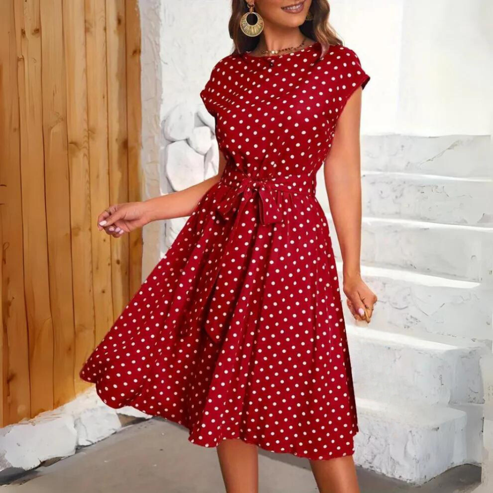 GR | Elegant polka dot dress