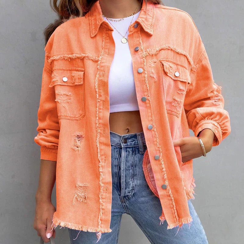 GR - Detailed denim jacket