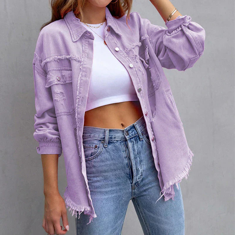 GR - Detailed denim jacket