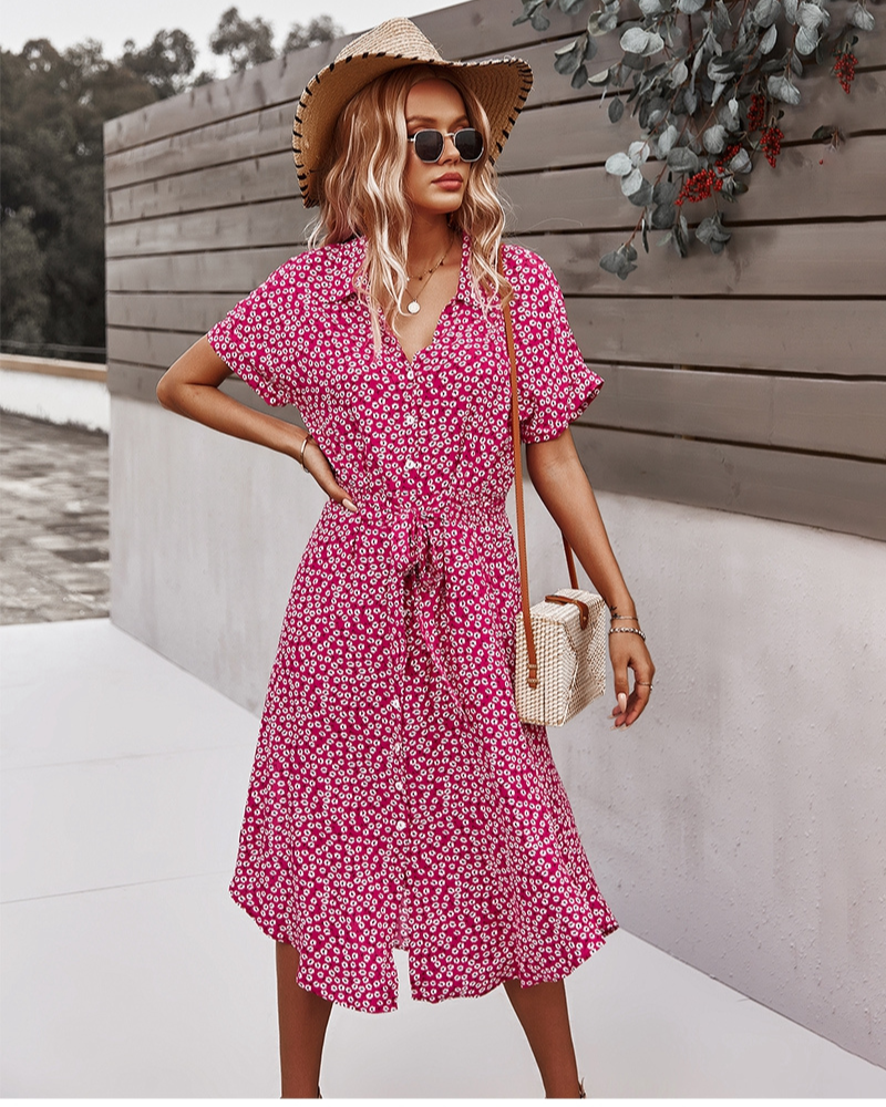 GR | Sommerkleid Midi Das geblümte Kleid ist ein Must-Have für diesen Sommer