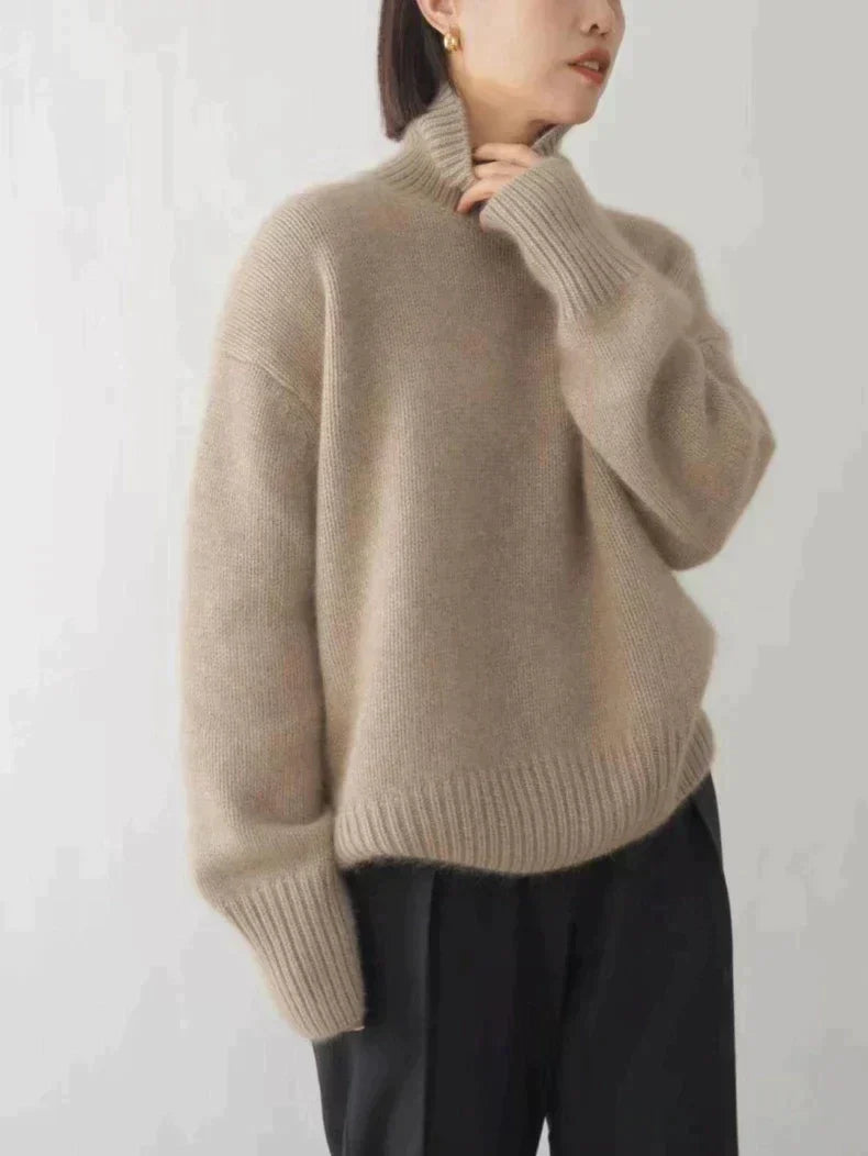 GR | Cashmere turtleneck sweater women