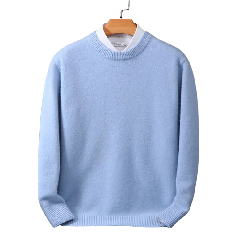 GR | Eleganter klassischer Rundhalsausschnitt Pullover