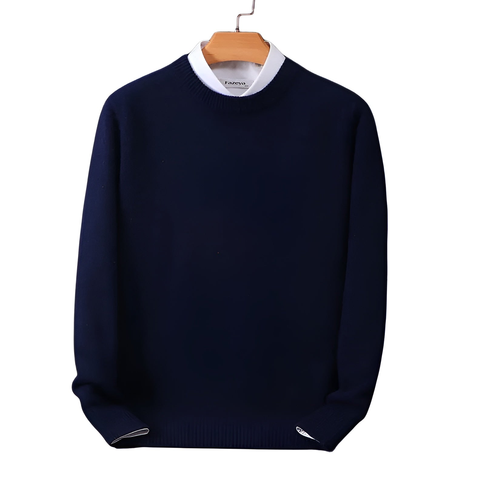 GR | Eleganter klassischer Rundhalsausschnitt Pullover