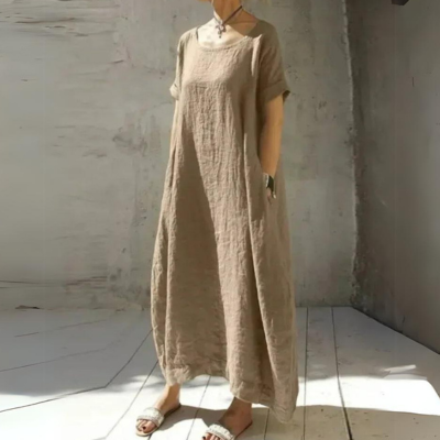 GR | Wide-leg cotton maxi dress, summer dress