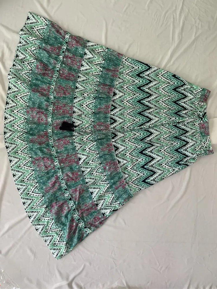 GR | Maxi skirt Colorful boho ruffled skirt