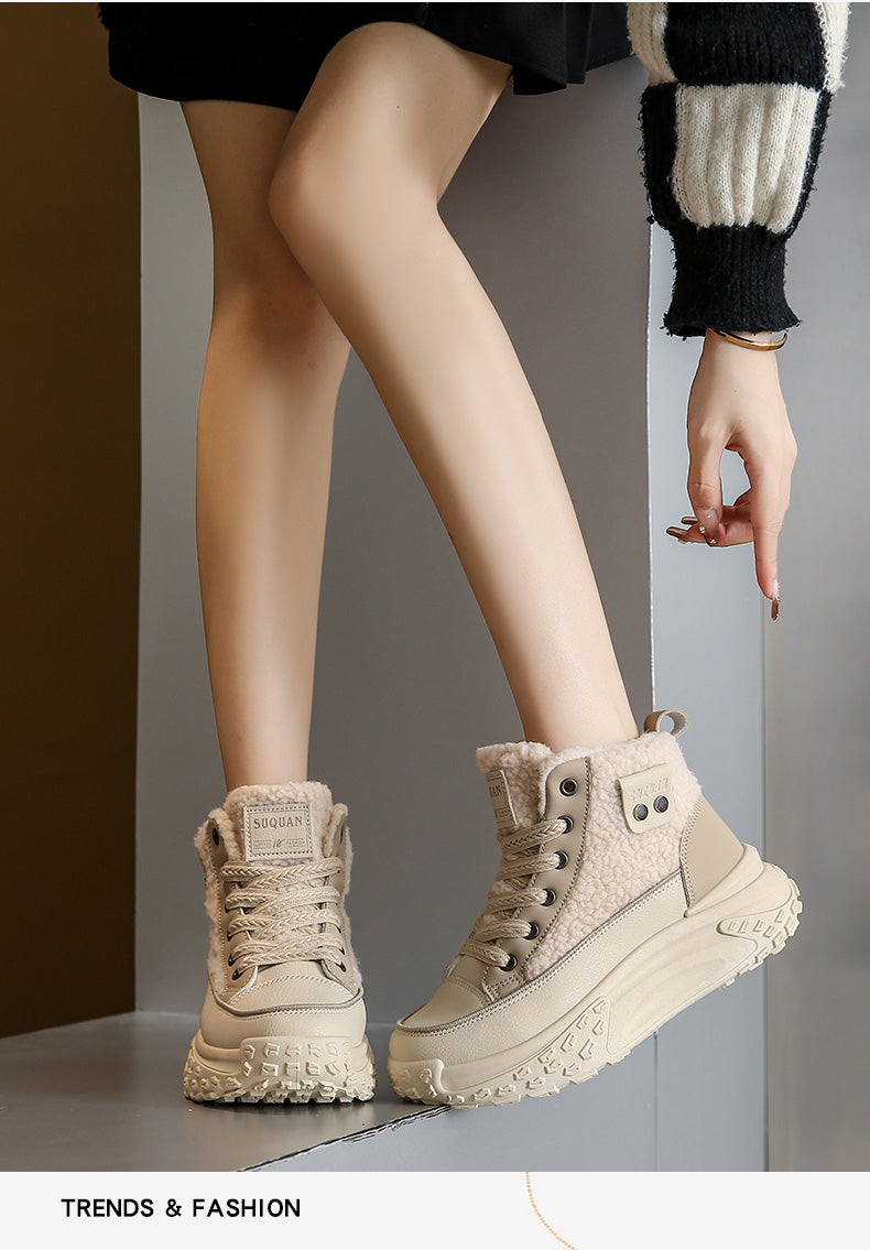 GR – Waterproof plush ankle boots
