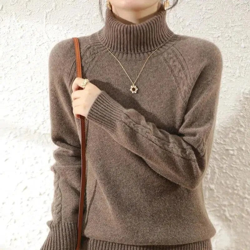 GR – Eleganter Rollkragenpullover für Damen