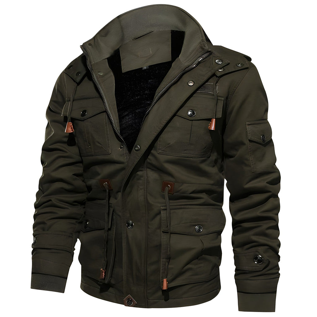 GR | Waterproof military jacket with adjustable waistband