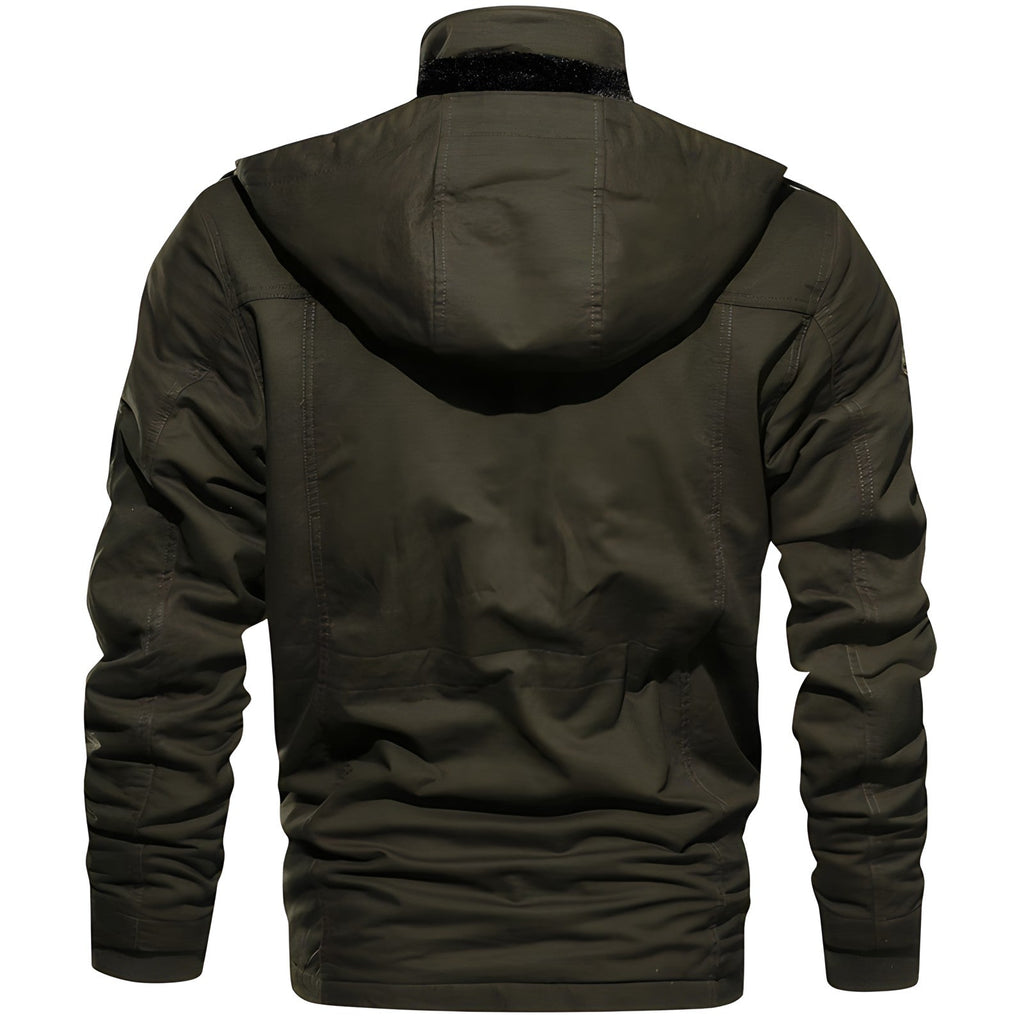 GR | Waterproof military jacket with adjustable waistband