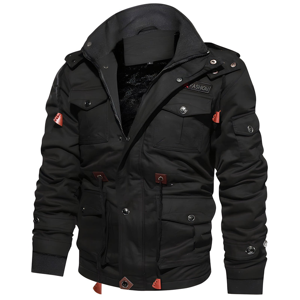 GR | Waterproof military jacket with adjustable waistband