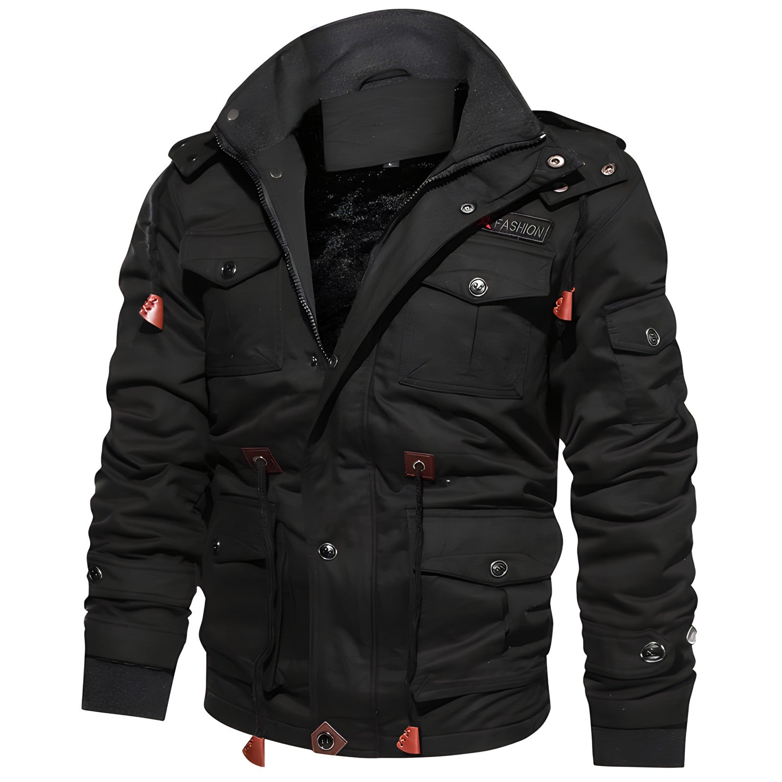 GR | Waterproof military jacket with adjustable waistband