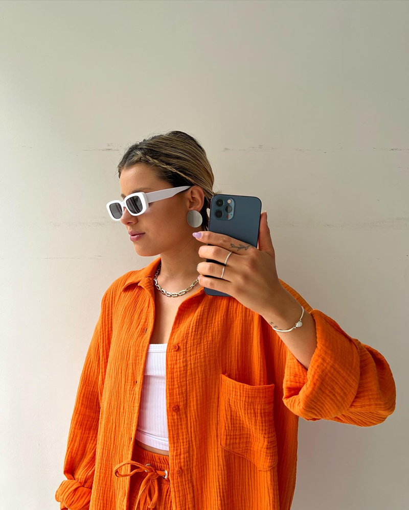 GR | Set Button-front Summer Two-Piece Set Women's Clothing