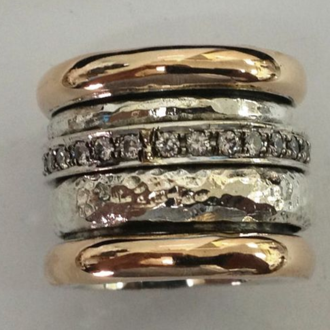 GR | Vintage Layered Thick Gold Ring Gold