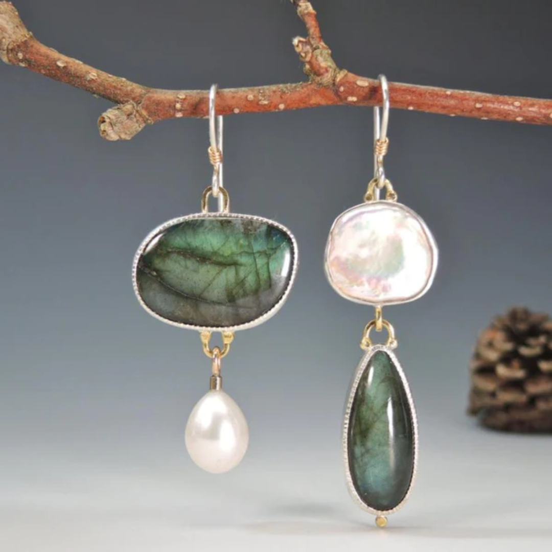 GR | Vintage Stone Earrings Stone