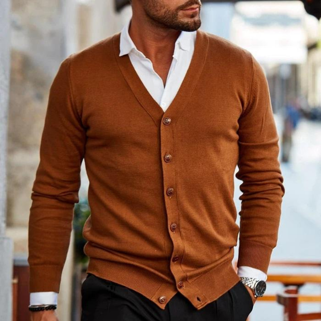 GR | Strickcardigan aus Baumwolle - Elegant & Klassisch