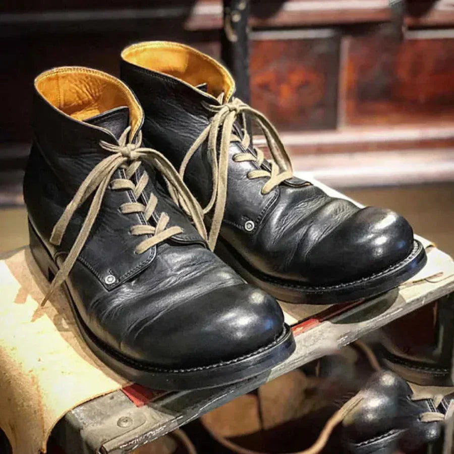 GR | Comfortable ankle boot with round toe and non-slip sole