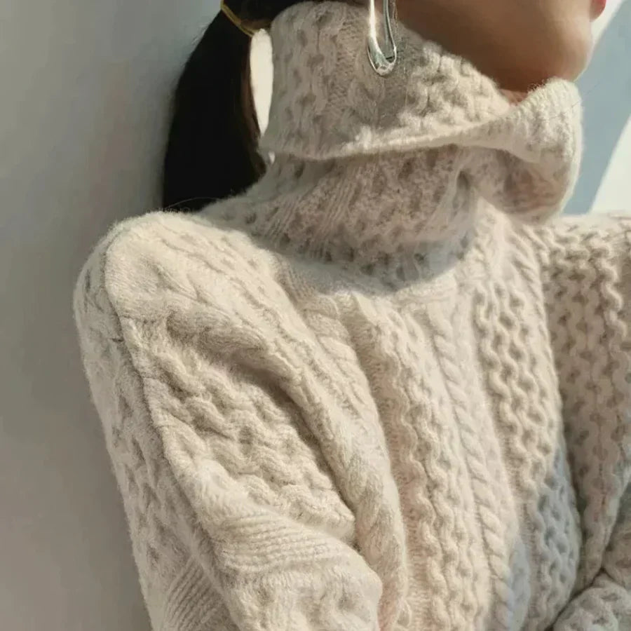 GR | Women's cashmere turtleneck sweater