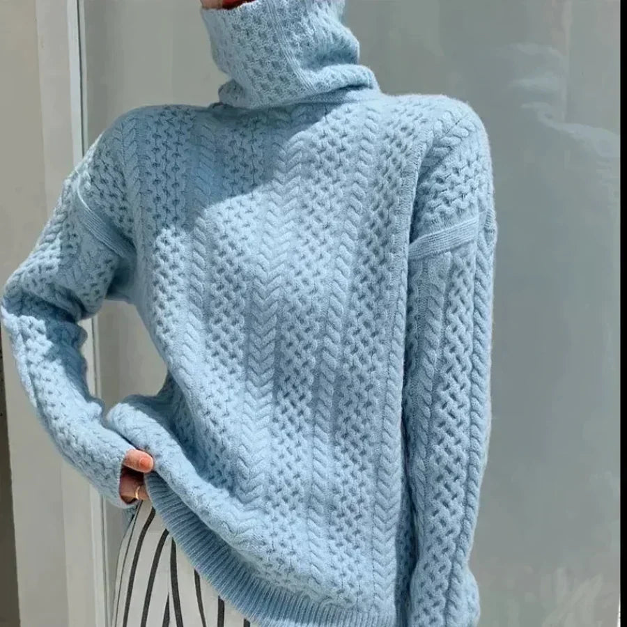 GR | Women's cashmere turtleneck sweater