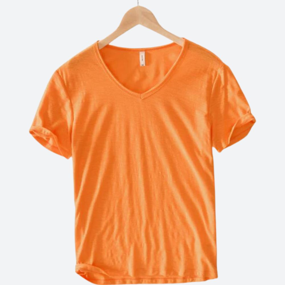 GR | Sommer Baumwolle Leinen T-Shirt