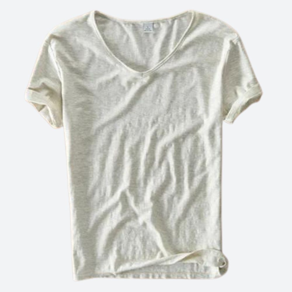 GR | Sommer Baumwolle Leinen T-Shirt