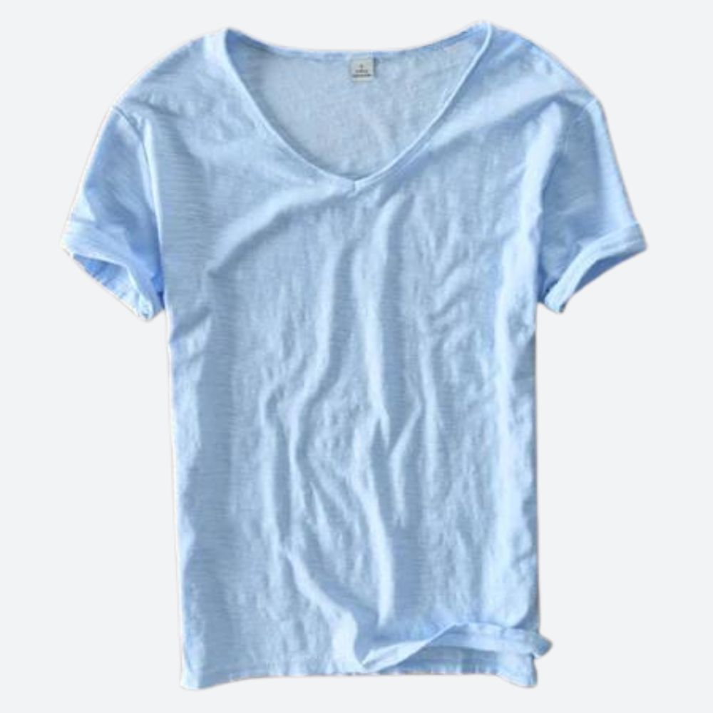 GR | Sommer Baumwolle Leinen T-Shirt
