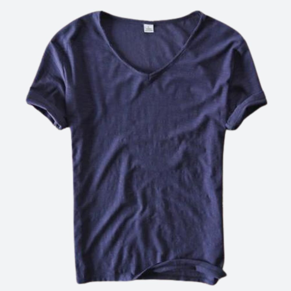 GR | Sommer Baumwolle Leinen T-Shirt