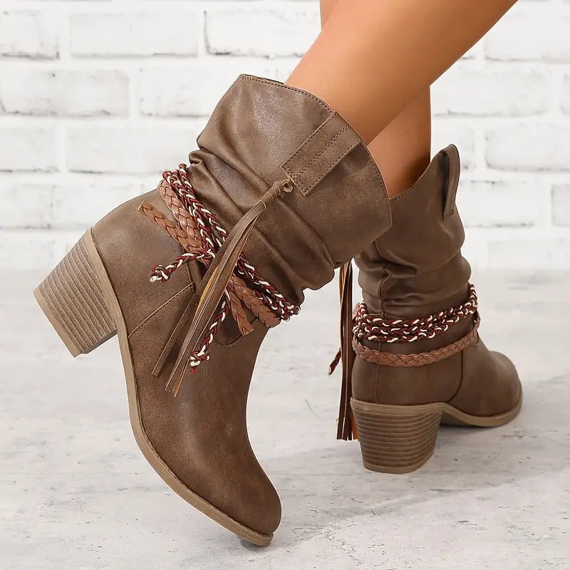 GR | Western boots with cowboy look