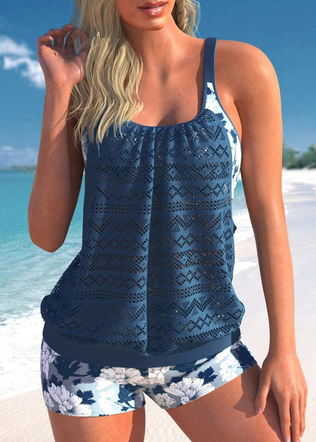 GR | Stylish Tankini Set