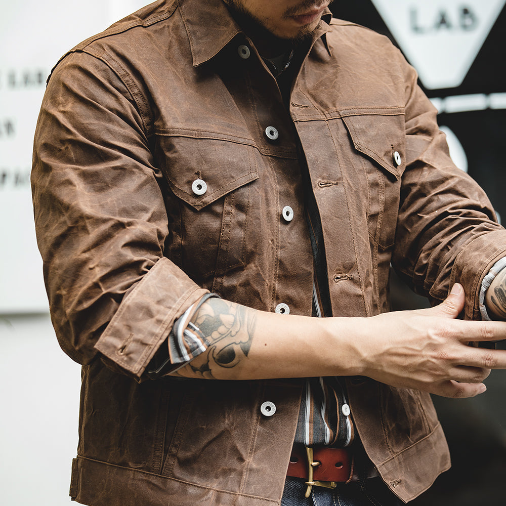 GR | Short Lined Tin Cloth Cruiser Jacket