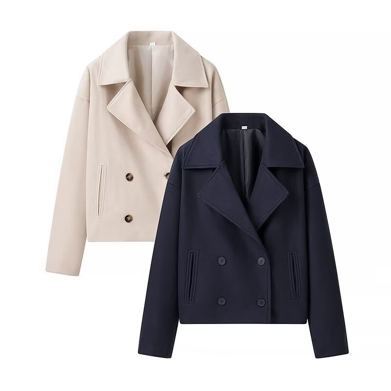 GR | Luxury Double-Breasted Short Jacket