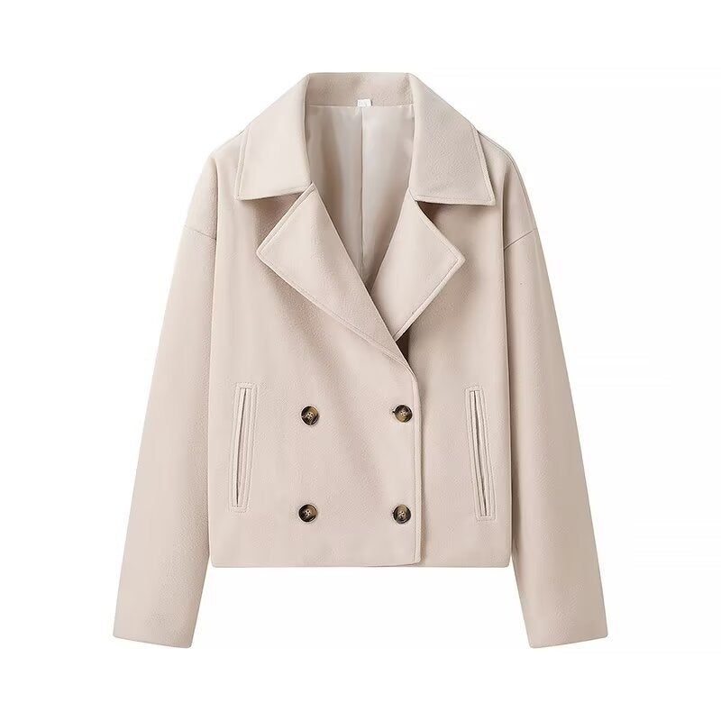 GR | Luxury Double-Breasted Short Jacket