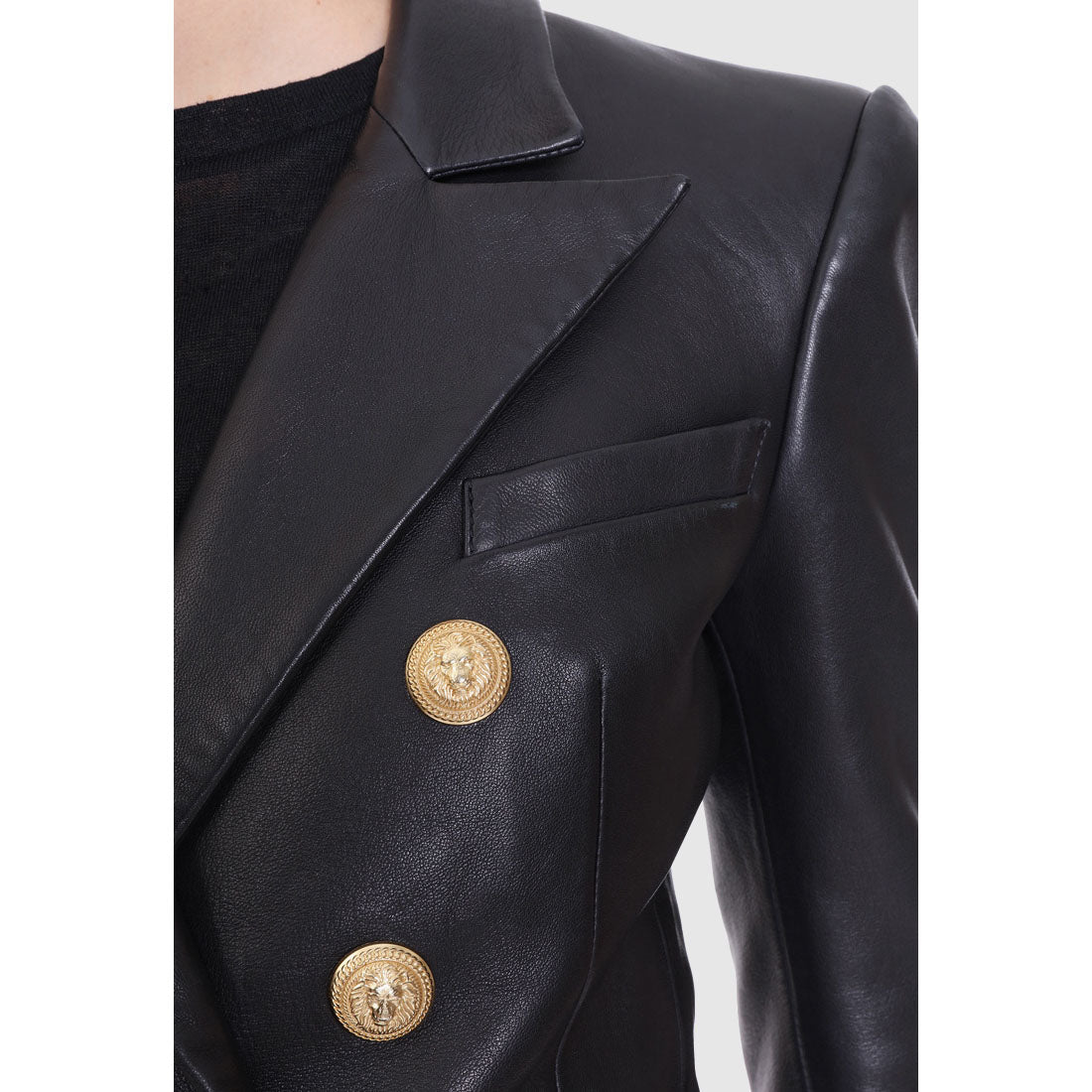GR | Women's Short Sheepskin Motorcycle Jacket