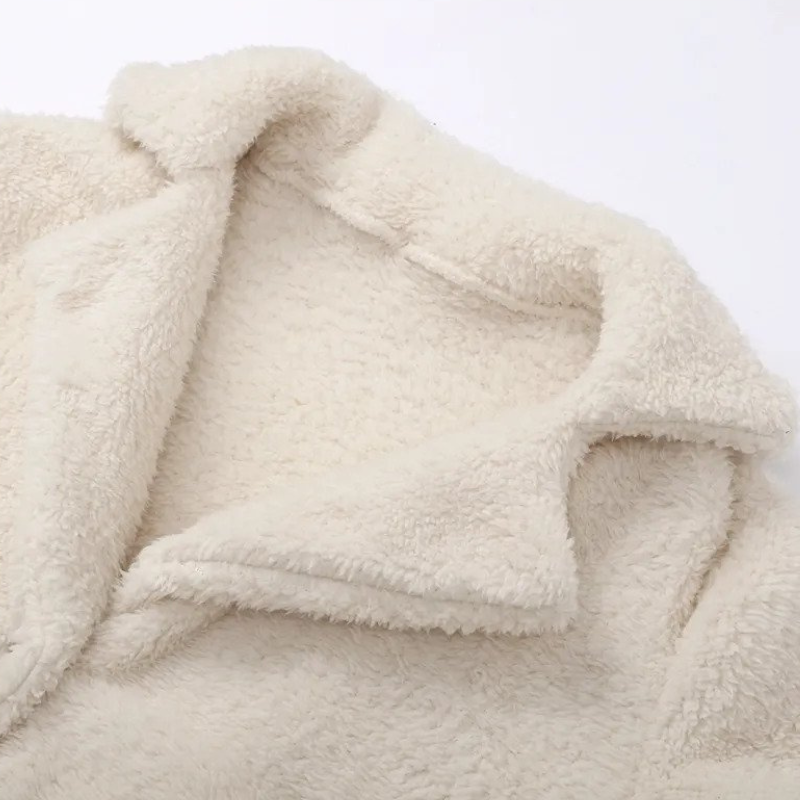 Faux fur coat | Long women's winter coat 