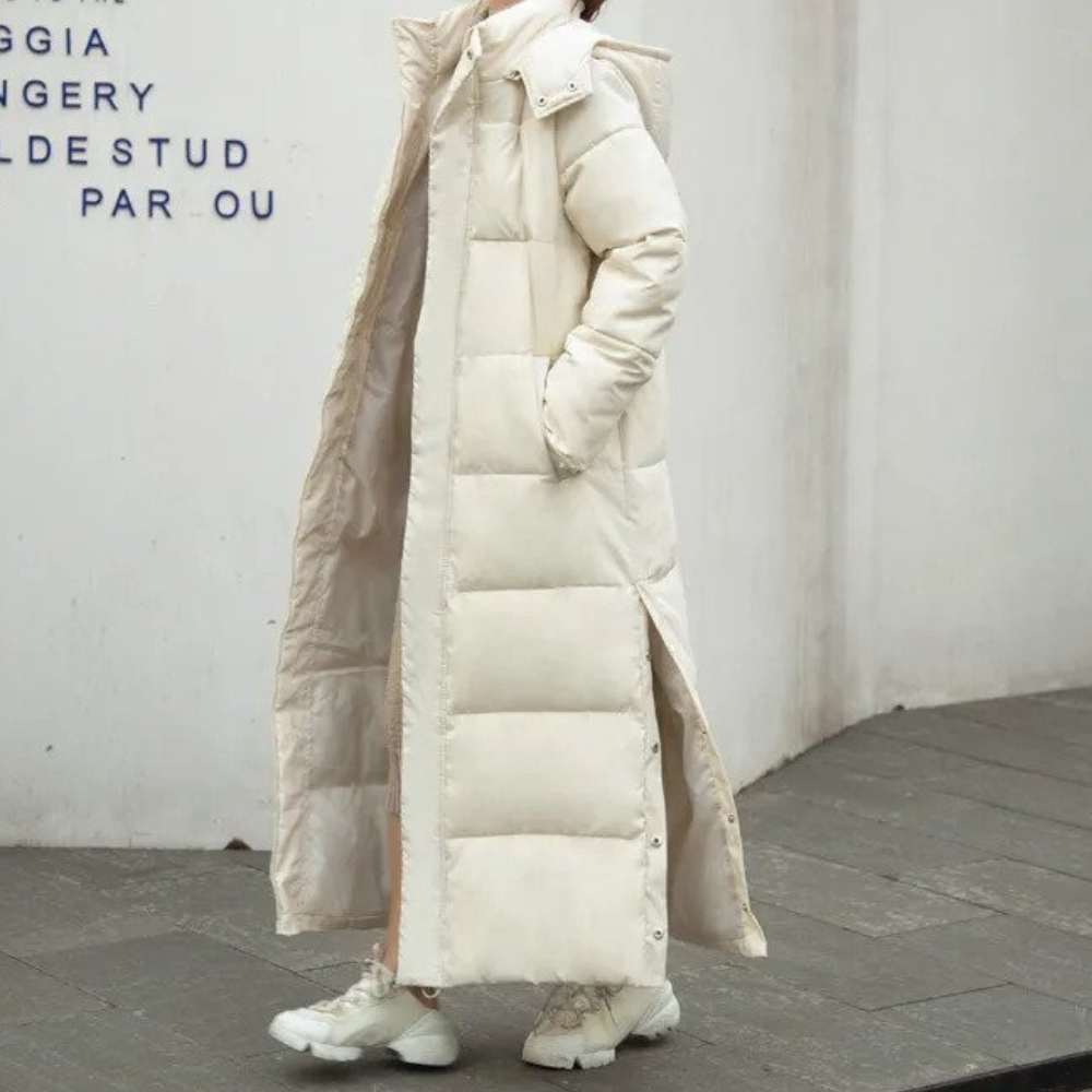 Winter jacket | Long quilted coat for women for winter