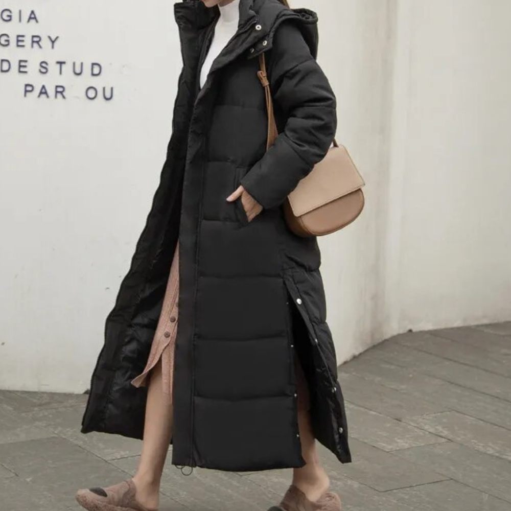 Winter jacket | Long quilted coat for women for winter