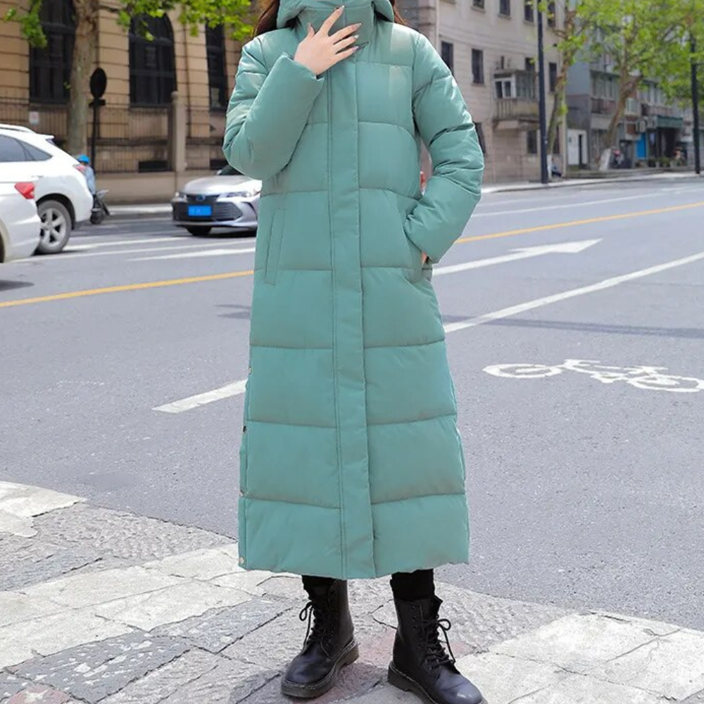 Winter jacket | Long quilted coat for women for winter