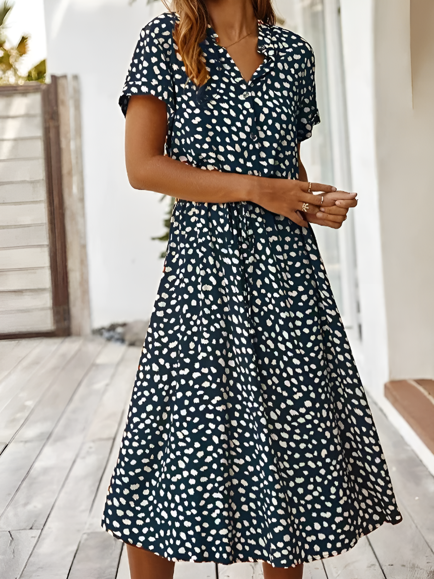 GR | Flattering Bohemian Inspired Design Dress