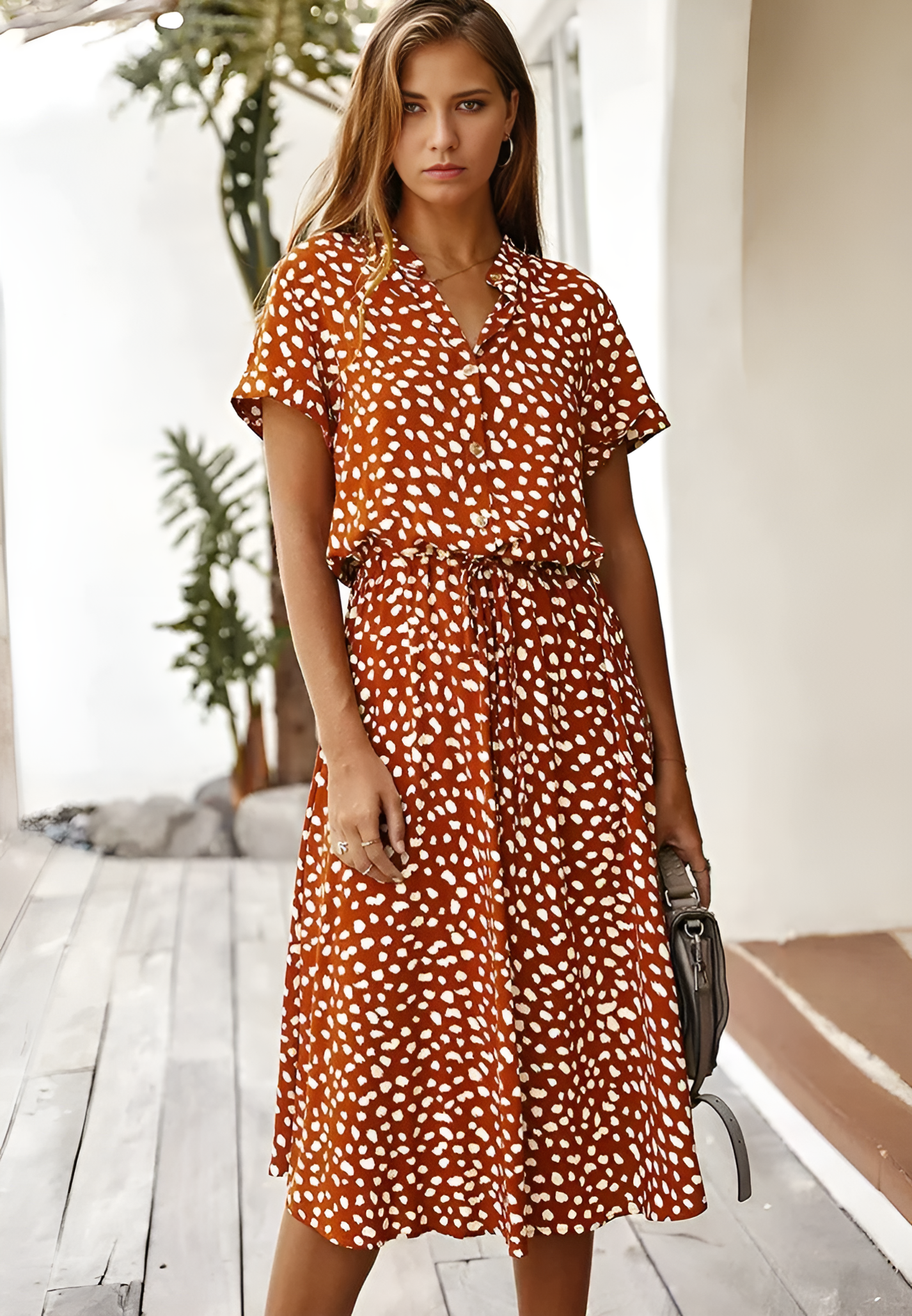 GR | Flattering Bohemian Inspired Design Dress