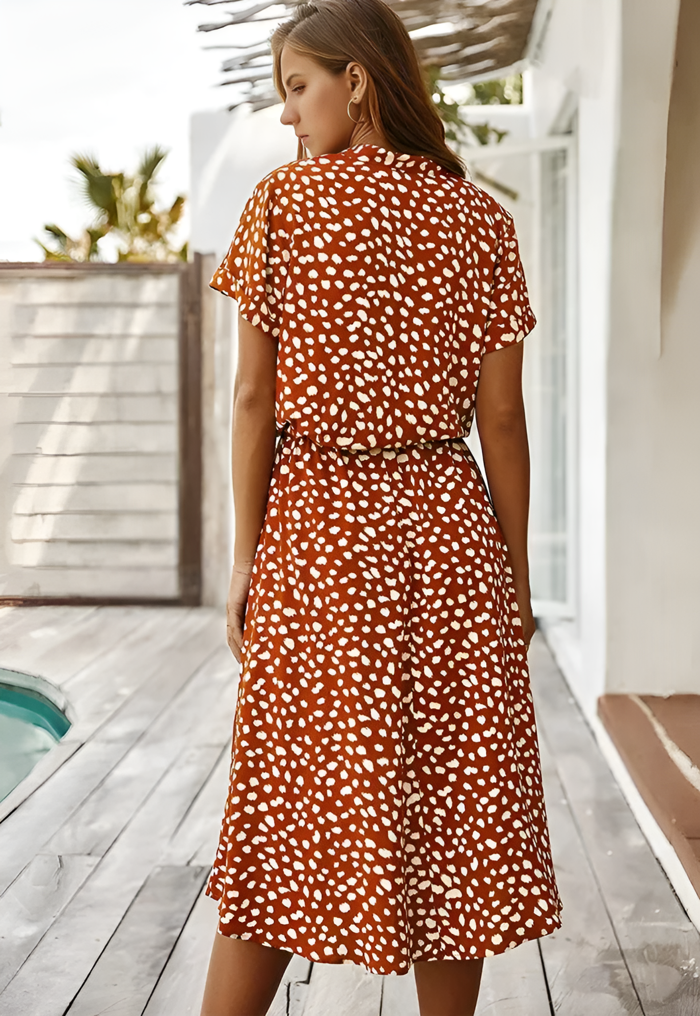 GR | Flattering Bohemian Inspired Design Dress