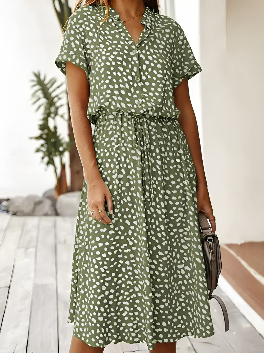GR | Flattering Bohemian Inspired Design Dress