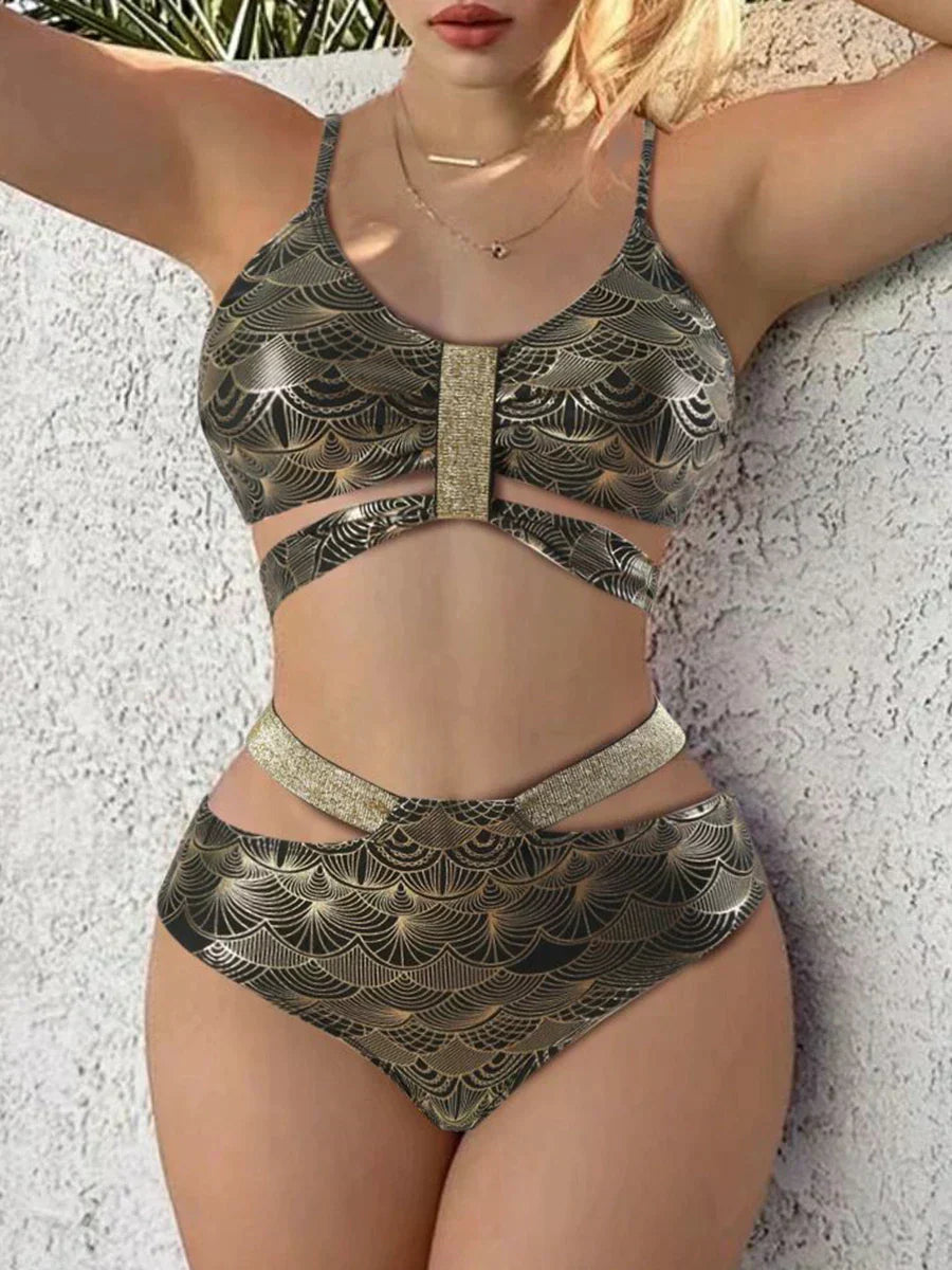 GR | Push-up bikini with metal seams