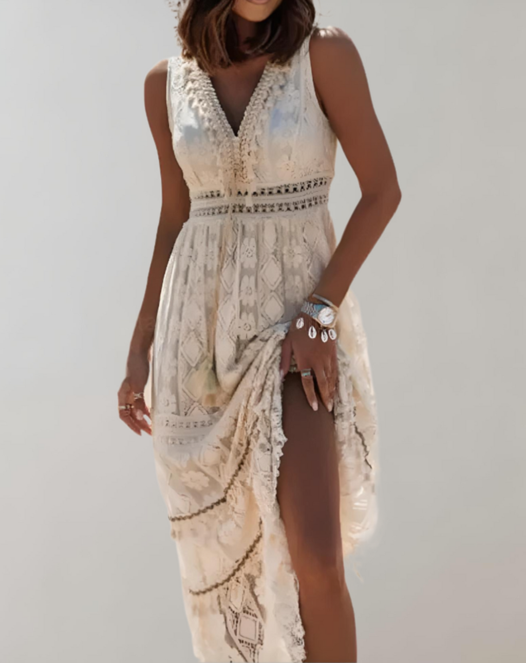 GR | Elegant women's summer dress in boho style