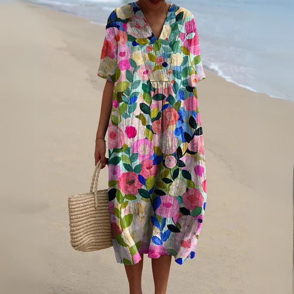 GR | Colorful cotton summer dress