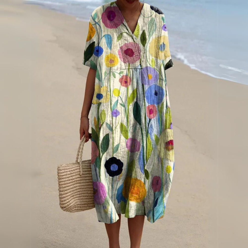 GR | Colorful cotton summer dress