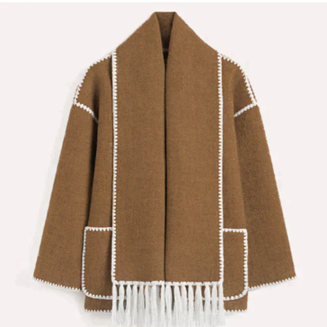 GR - Statement jacket with scarf 