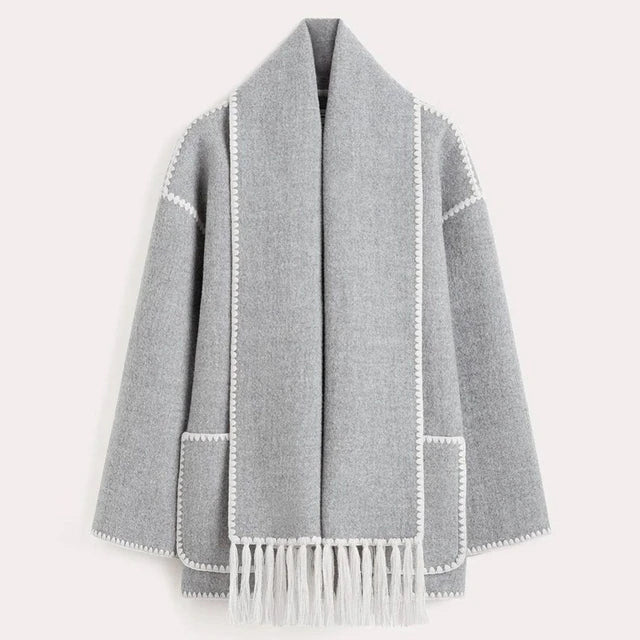 GR - Statement jacket with scarf 